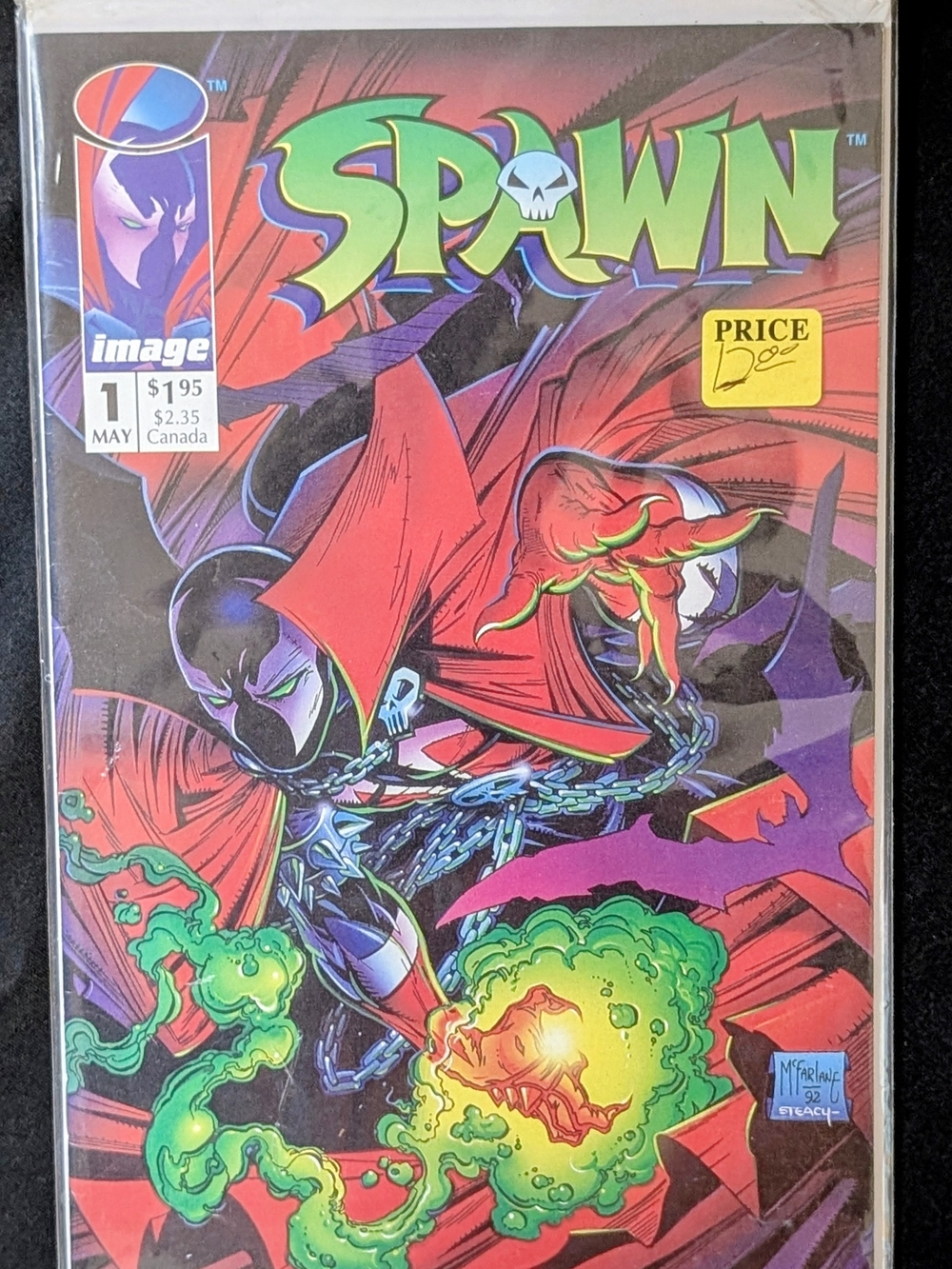 Spawn #1 (Image Comics, May 1992) – 1st Appearance of Al Simmons – Todd McFarlan